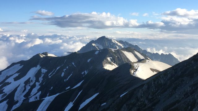 霊峰 立山ロケハン